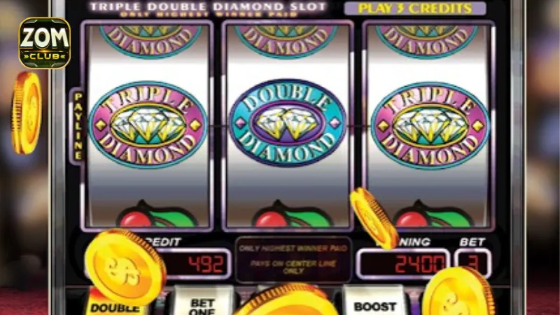Các giải thưởng trong game Triple Diamond tại ZomClub