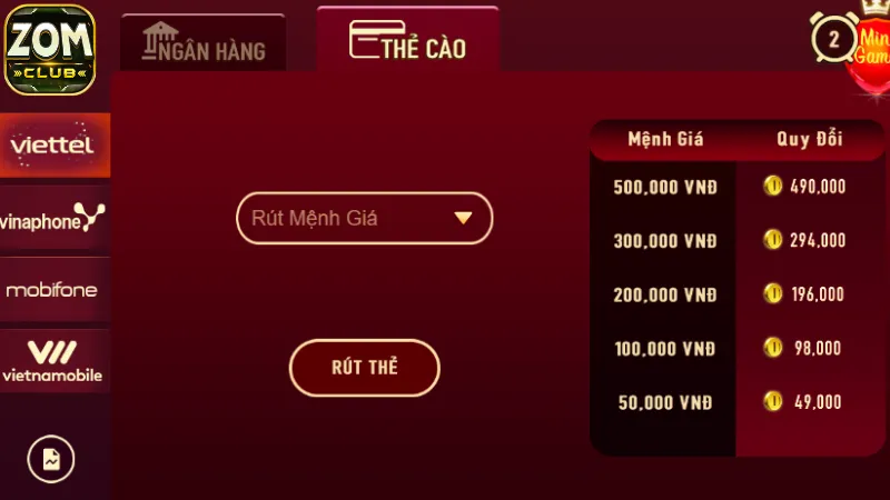 Các phương thức rút tiền nhanh chóng và hiệu quả