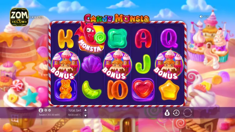 Các tính năng vòng quay trong Candy Fruit nổ hũ