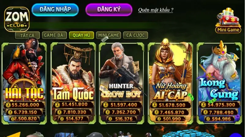 Mẹo chơi quay hũ Zomclub từ cơ bản đến nâng cao